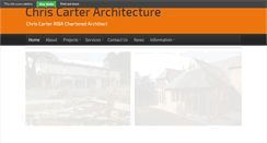 Desktop Screenshot of chriscarterarchitect.co.uk